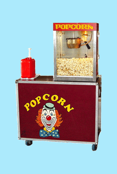 Popcorn Met deze attractie schiet u bij de kinderen altijd in de roos.